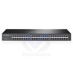 Tplink 48-port Gigabit Switch, 48 10/100/1000M RJ45 ports, 1U 19-inch rack-mountable steel case