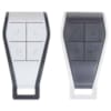 Paire de Télécommande 4 Canaux 433MHz Couleur Inversé Gris/Gris Clair
