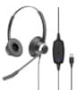 Micro-Casque Binaural UC Connexion USB-A Cordon USB A-LX
