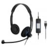 Casque USB CTRL Filaire 2 Ecouteurs pour tous les Softphones