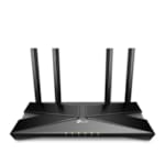 AX3000 Dual-Band Wi-Fi 6 RouterSPEED: 574 Mbps at 2.4 GHz + 2402 Mbps at 5 GHz SPEC: 4× Antennas, 1× Gigabit WAN Port + 4× Gigabit LAN Ports, 1024-QAM, OFDMA, HE160FEATURE: Tether App, WPA3, Access Point Mode, IPv6 Supported, IPTV, Beamforming, Smar