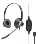 Micro-Casque Binaural Connexion USB-C Cordon USB C-BX