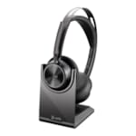 Micro-Casque Poly Voyager Focus 2 USB-C-C + Adaptateur USB-C/A +Base de Chargement