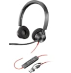 Blackwire 3320 Stereo USB-C Headset + USB-C/A Adapter