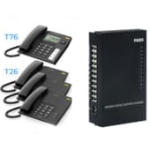 Autocommutateur 3 Lignes  8 Ports de Postes + 1 Alcatel T76 + 3 Nec AT65