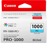 Cartouche d encre Canon PFI-1000PC Cyan Photo d origine