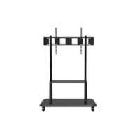 GRAND Meuble pour Ecran TV à Roulettes Robuste & Élégant de 60 à 100 pouces de 150 kg/330 lb