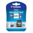 Carte mémoire microSDXC Classe 10 64 GB avec adaptateur 44084