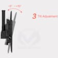 Support Plafond Plat ou Incliné pour Ecrans 32-65