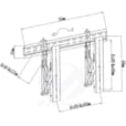 SUPPORT MURAL PROFESSIONNEL POUR MUR IMAGE / VIDEOWALL/ MUR VIDEO DGT22-XD02-46T