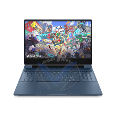 HP Victus Gaming 15-fb3016nk, AMD Ryzen™ 7 8845HS (up to 5,1 GHz de fréquence Boost maximale, 16 Mo de mémoire cache L3, 8 cĹ“urs, 16 threads); AMD Ryzen™ AI (16 NPU MAX)), 16GB RAM DDR5-5600 (1 × 16 Go), 1 To PCIe Gen 4 NVMe M.2 , 15,6'' FHD (1920 × 108