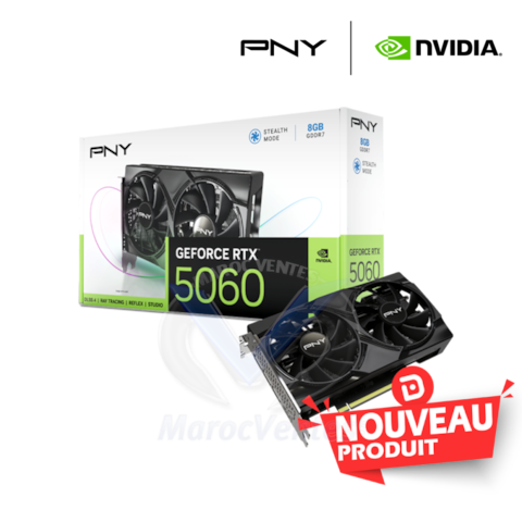 PNY GeForce RTX 5060 8GB PCIE 5.0 VCG50608DFXPB1