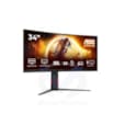 AOC 34" - CU34G4 GAMING MONITOR | (UWQHD) 3440X1440 - 0,5 ms (MPRT) - Format 21/9 - Dalle Fast VA incurvée - 180 Hz - HDR10 - Adaptive Sync - DisplayPort Femelle, 2 X HDMI Femelle - HAS 130, garantie 1 an. CU34G4