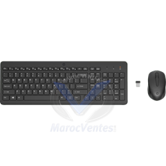 COMBINAISON SOURIS ET CLAVIER SANS FIL HP 330 (2V9E6AA)