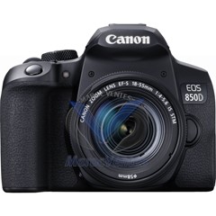 Appareil Photo Reflex Canon EOS 850D + Objectif EF-S 18-55mm IS STM