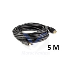 CORDON HIGHSPEED AVEC ETHERNET HDMI (COMPAT.2.0) Cable HDMI 5M 4K