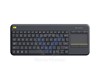 Clavier sans fil avec pavé tactile intégré Wireless Touch Keyboard K400 Plus Noir (AZERTY, Français)