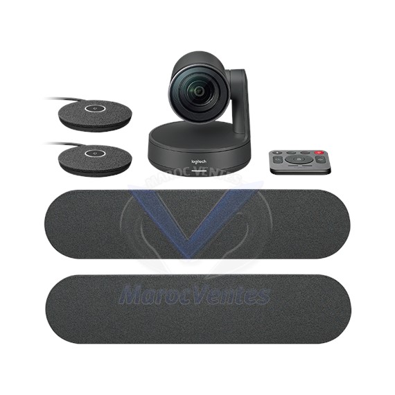 Rally Plus Système de vidéo conférence  (1xCamera 2xSpeaker 2xMic Table & Display Hub) 960-001242