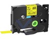 RUBAN AIMO E1000 PRO NOIR/JAUNE 12MM COMPATIBLE AVEC BROTHER