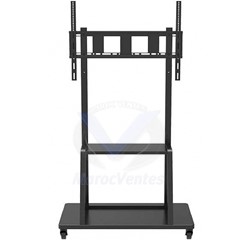 Meuble Pour Écran TV à Roulettes Robuste & Élégant 55”, 65”, 70”, 75’’, 86”, 98’’, 110"