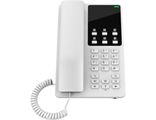 Téléphone IP Compact Pour Hôtel Avec Wi-fi Bi-bande Intégré 2 Comptes SIP / 2 Lignes
