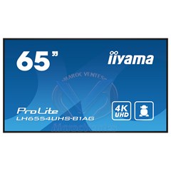 MONITEUR PROFESSIONNEL POUR L AFFICHAGE DYNAMIQUE 65" (165,1 cm) PROLITE 4K UHD 24/7 (Paysage et Portrait) HDMI/DisplayPort/DVI/VGA