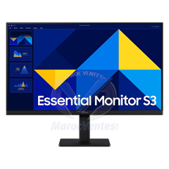 SAMSUNG Moniteur Gamme D 24'' 100 Hz Flat Serie 3 1920*1080 Tps 5ms 1 HDMI 12 Mois