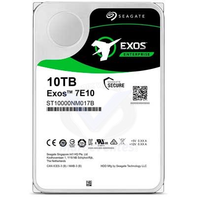 DISQUE DUR  10 TB 3.5" EXOS 7E10 SATA III 7200RPM 512E/4KN ST10000NM017B