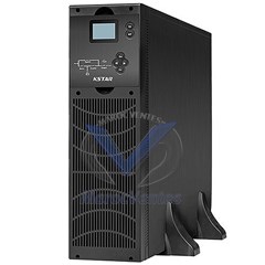 Onduleur UPS Monophasé de 10 KVA PF= 1,0. Avec Rack Batterie d’autonomie 60min