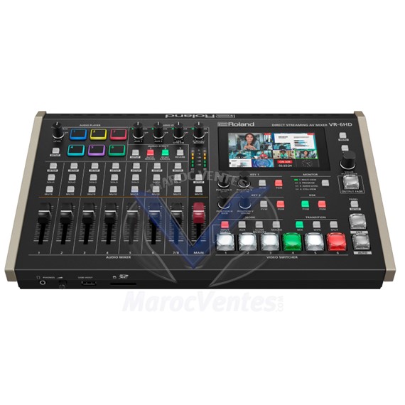 Mélangeur AV de Streaming Direct Roland VR-6HD