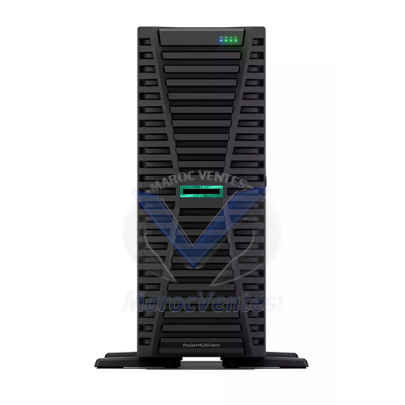 HPE ML110G11 8SSF 3508U 2.1GHz 8c 32GB SATA-VROC-S-RAID 2p-1GbE-BCM5720 2x480GB SSD 2x1000W 36M P81774-425