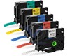 RUBAN AIMO D480BT NOIR/BLEU 18MM COMPATIBLE AVEC  BROTHER