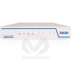 IP PBX Système Téléphonique  Unifié 2 FXO support de 100 poste et 50 appelés simultané T100