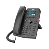 Téléphone 4 lignes SIP économique doté d un écran couleur performant. *Sans Alimentation