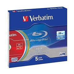 BLU RAY BD-R EN 5 PACK AVEC POCHETTE 43774
