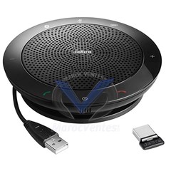 Système d'audioconférence Jabra Speak 510+MS avec adaptateur Jabra Lynk 360