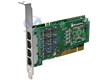 carte de 4 ports T1/E1, bus PCI 3,3V/5V.