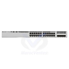 Catalyst 9200L 24 x 10/100/1000 (PoE+) + 4 x SFP+ 10 Go 740 W avec DNA 3 Ans