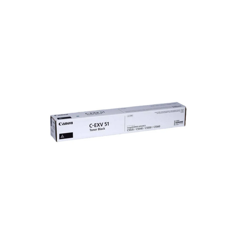 Canon toner C-EXV51 Toner Black- Yield:69,000 page 0481C002AA