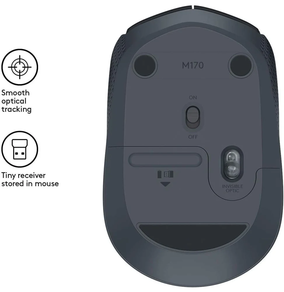 Mouse M171 (Sans fil - Noir) 910-004424