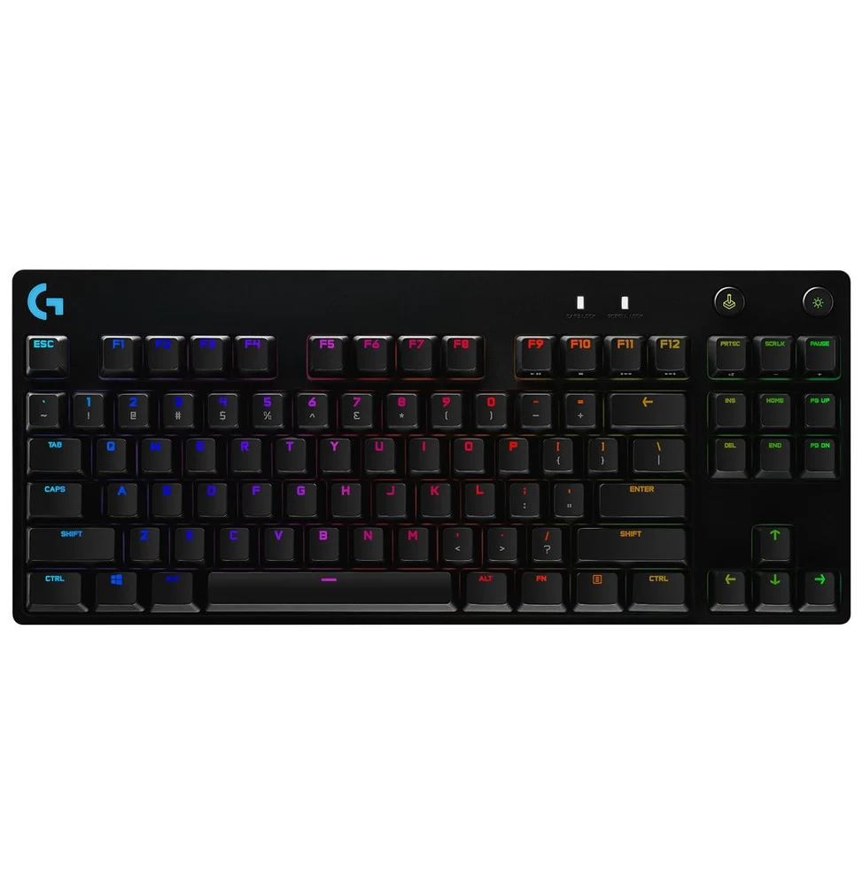 LOGITECH G PRO Mechanical Gaming Keyboard - BLACK - FRA - USB - N/A - CENTRAL - FRA 12M 920-009390