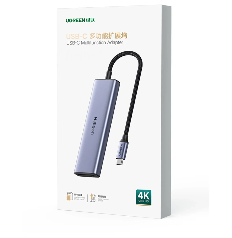 Ugreen Station d accueil USB-C 6 en 1 4K 20956A