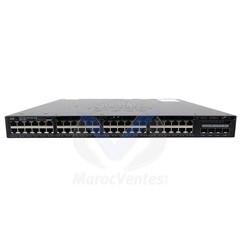 Switch Catalyst 3650 48 Port PoE 4x1G Uplink IP Base RECONDITIONNE